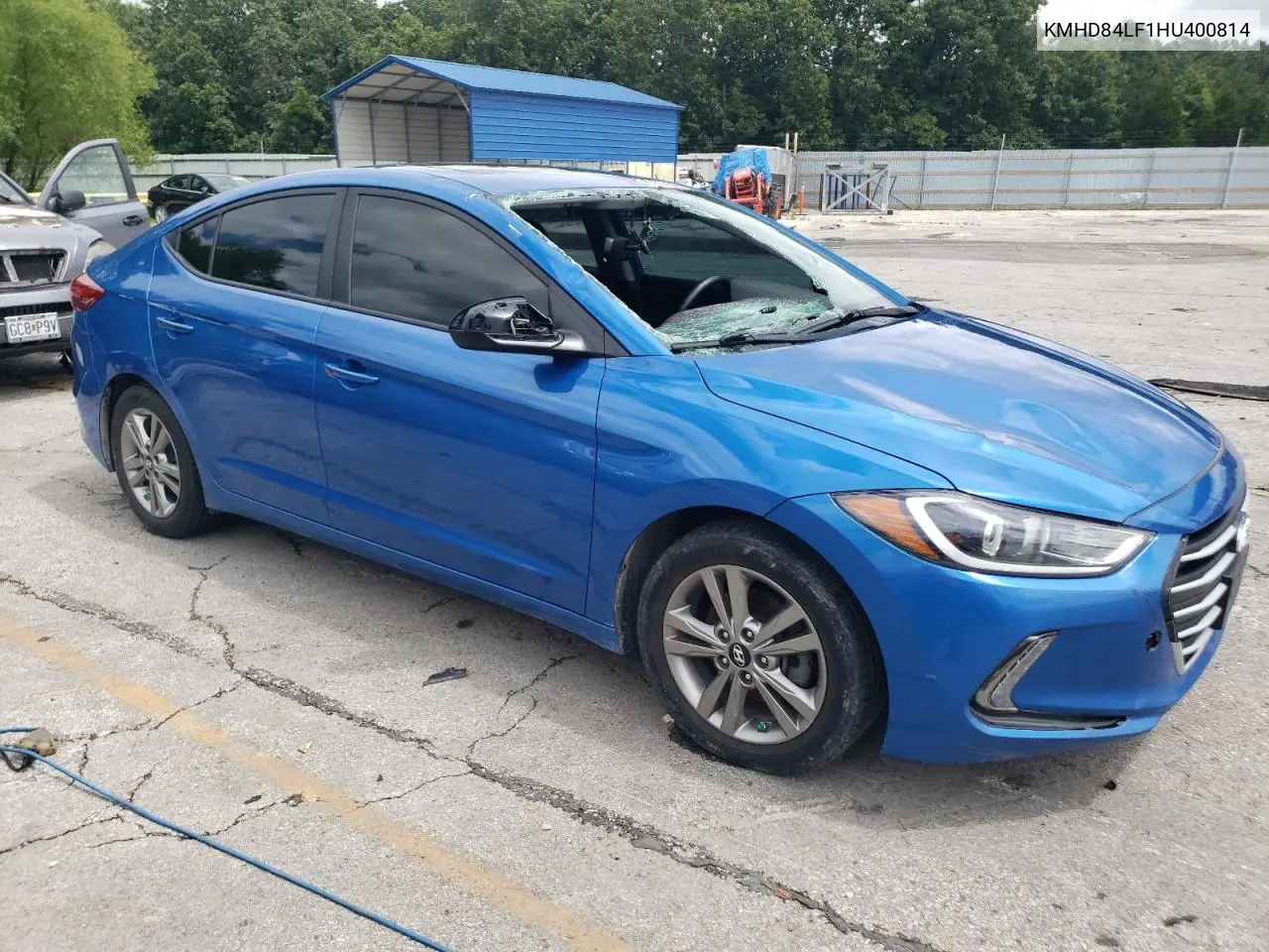 2017 Hyundai Elantra Se VIN: KMHD84LF1HU400814 Lot: 62653555