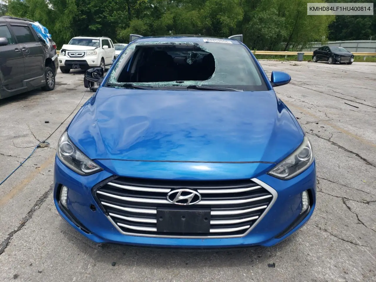 2017 Hyundai Elantra Se VIN: KMHD84LF1HU400814 Lot: 62653555