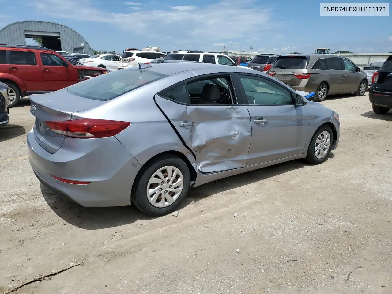 2017 Hyundai Elantra Se VIN: 5NPD74LFXHH131178 Lot: 62728355