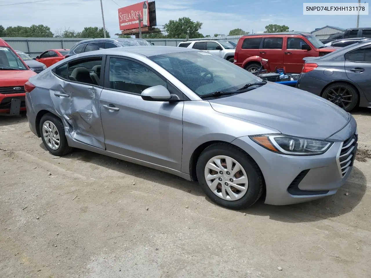 2017 Hyundai Elantra Se VIN: 5NPD74LFXHH131178 Lot: 62728355