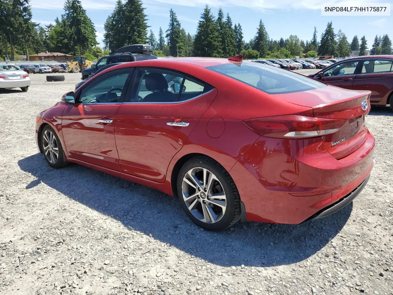 2017 Hyundai Elantra Se VIN: 5NPD84LF7HH175877 Lot: 62880465