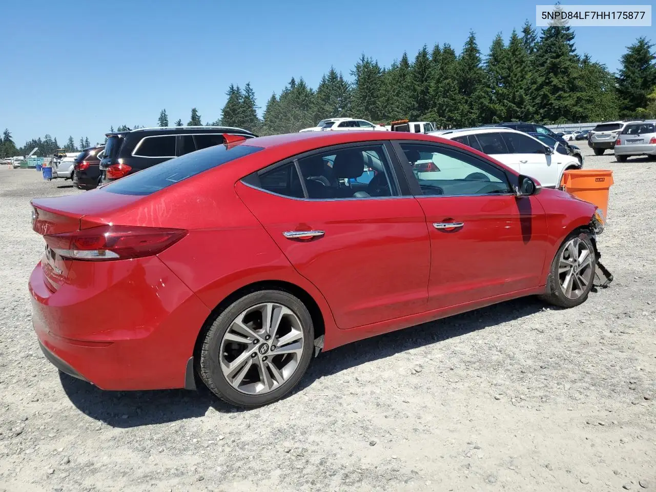 2017 Hyundai Elantra Se VIN: 5NPD84LF7HH175877 Lot: 62880465
