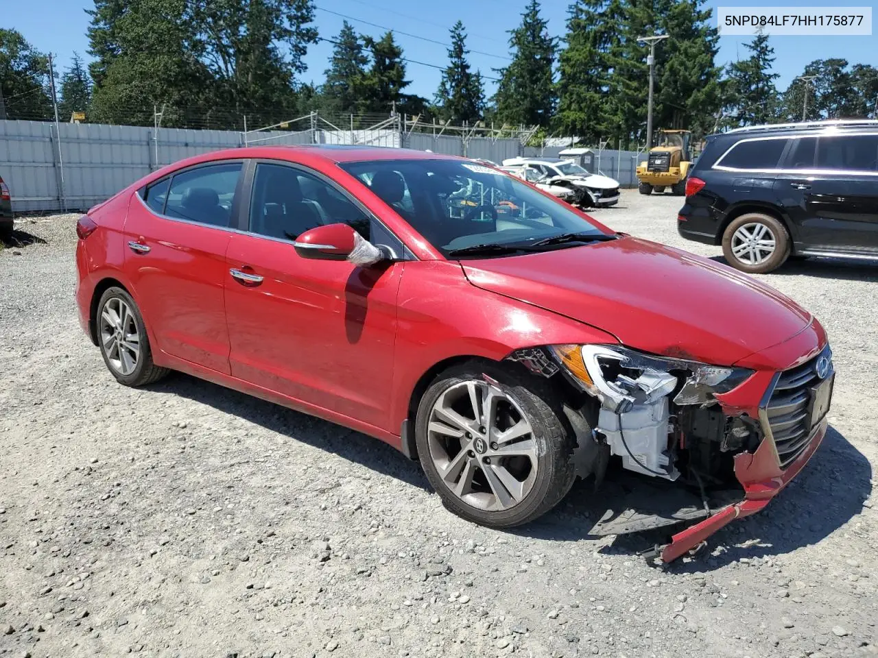 2017 Hyundai Elantra Se VIN: 5NPD84LF7HH175877 Lot: 62880465