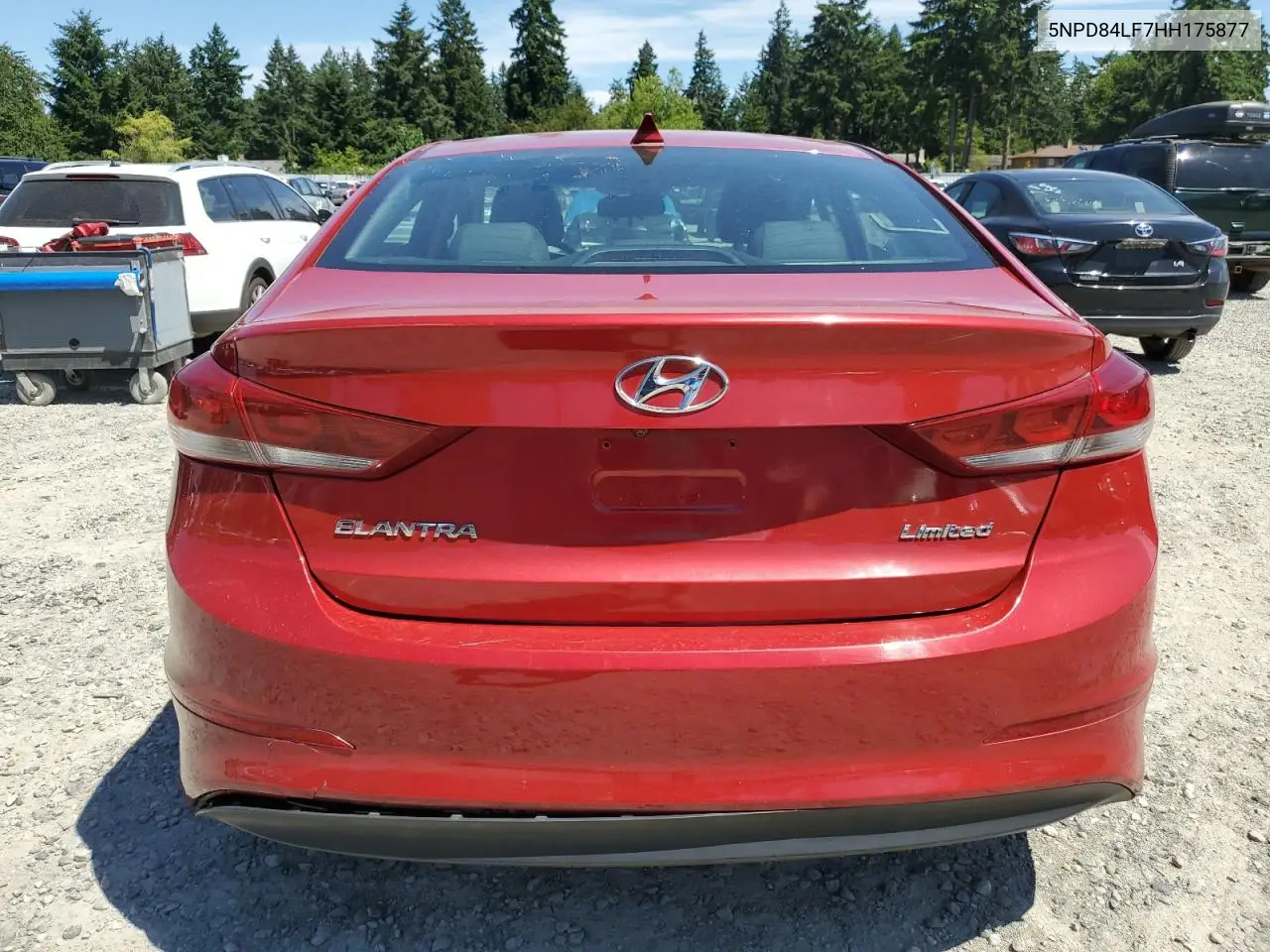 2017 Hyundai Elantra Se VIN: 5NPD84LF7HH175877 Lot: 62880465