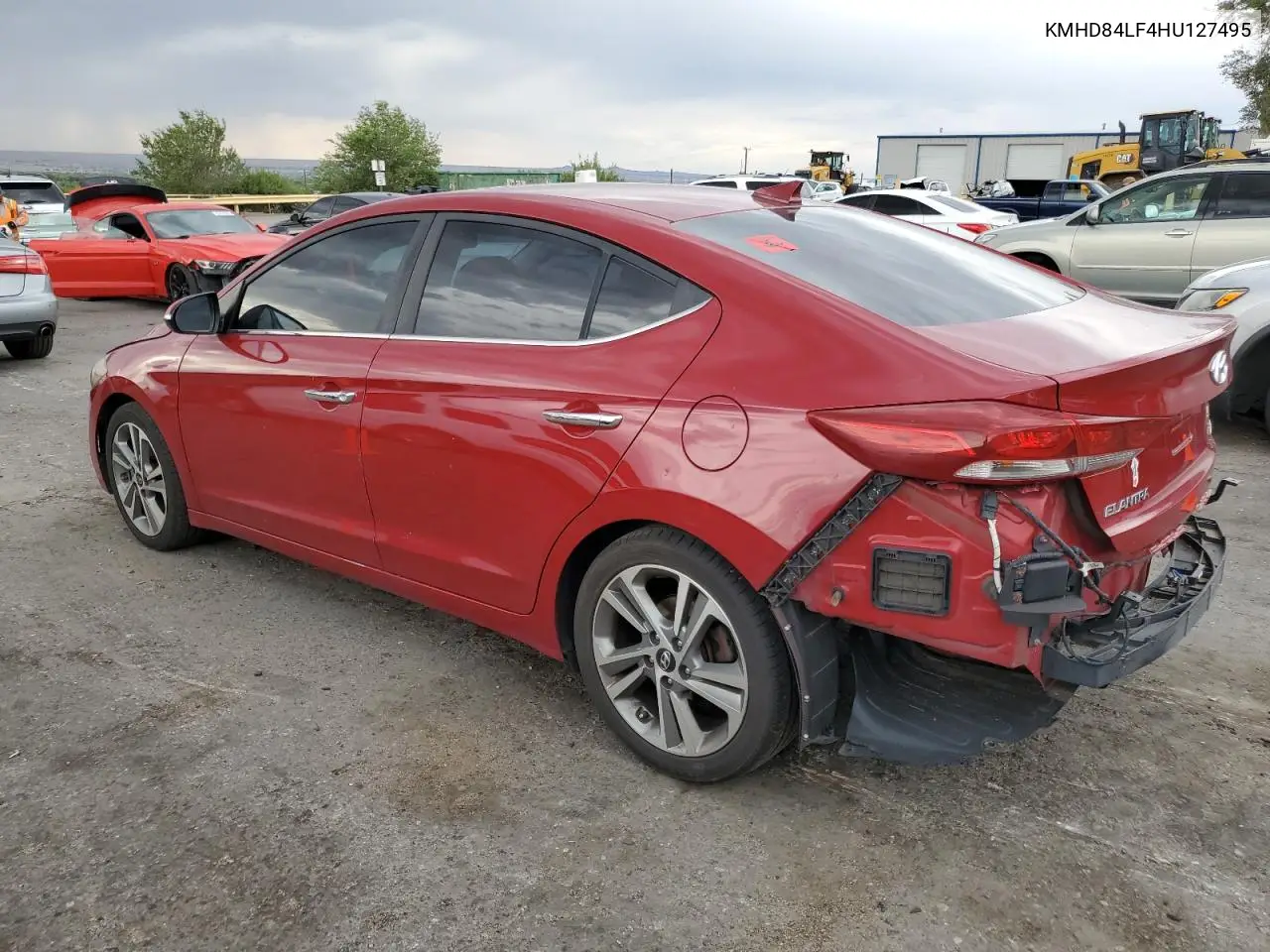 2017 Hyundai Elantra Se VIN: KMHD84LF4HU127495 Lot: 62919615