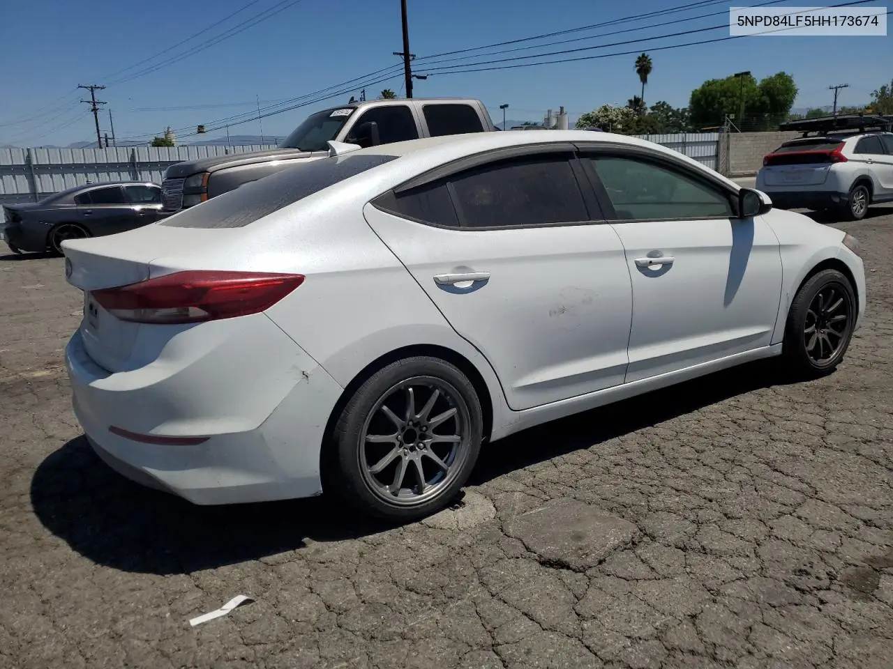 2017 Hyundai Elantra Se VIN: 5NPD84LF5HH173674 Lot: 62967935