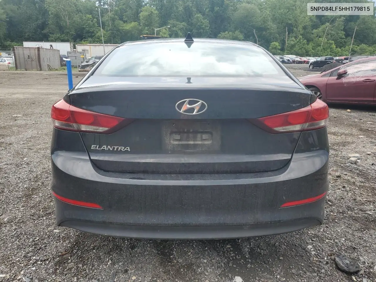 2017 Hyundai Elantra Se VIN: 5NPD84LF5HH179815 Lot: 63017015