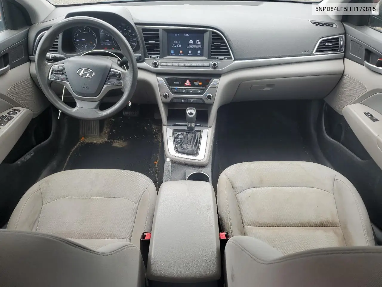 2017 Hyundai Elantra Se VIN: 5NPD84LF5HH179815 Lot: 63017015