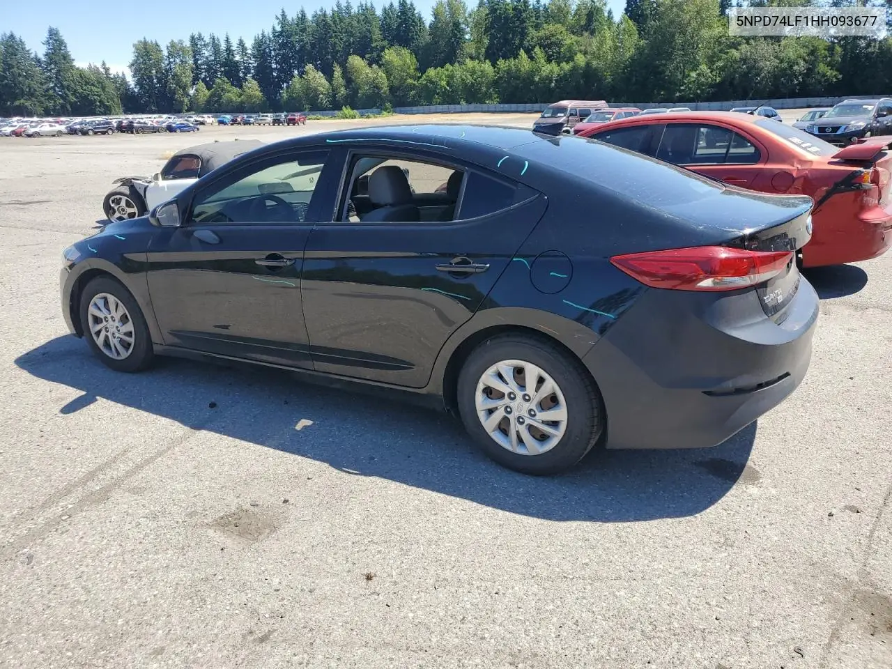 2017 Hyundai Elantra Se VIN: 5NPD74LF1HH093677 Lot: 63243305