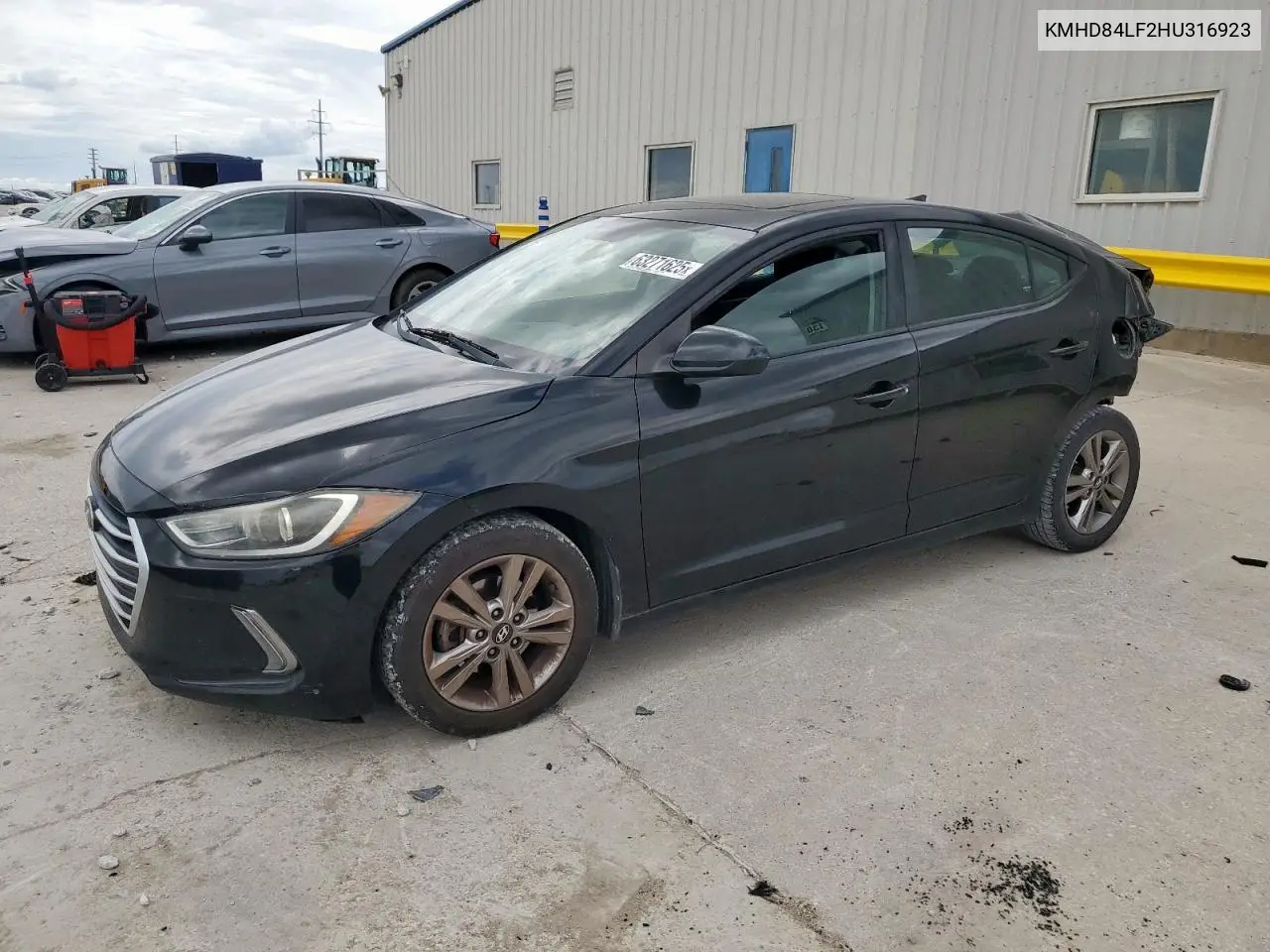 2017 Hyundai Elantra Se VIN: KMHD84LF2HU316923 Lot: 63271625