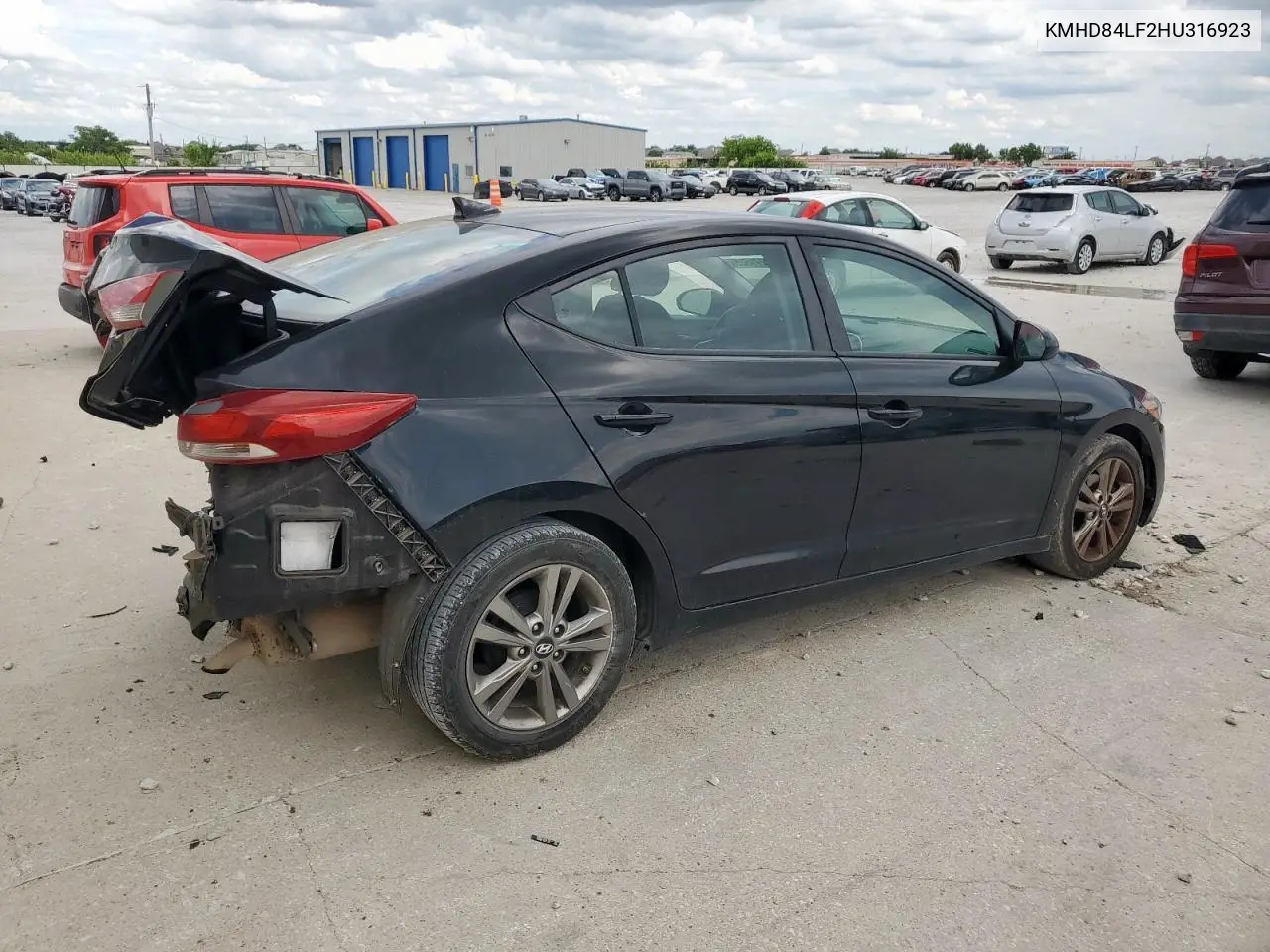 2017 Hyundai Elantra Se VIN: KMHD84LF2HU316923 Lot: 63271625