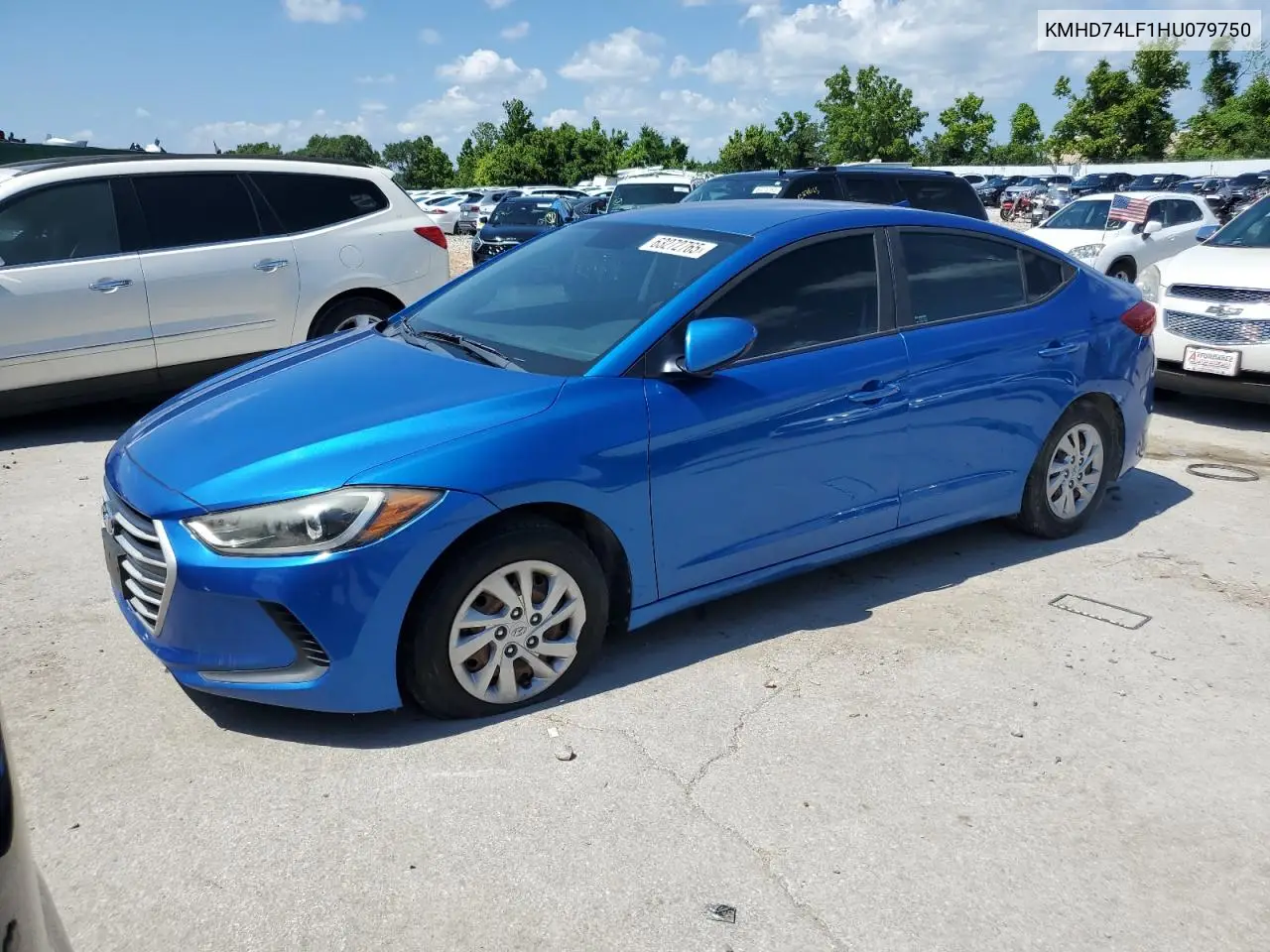 2017 Hyundai Elantra Se VIN: KMHD74LF1HU079750 Lot: 63272765
