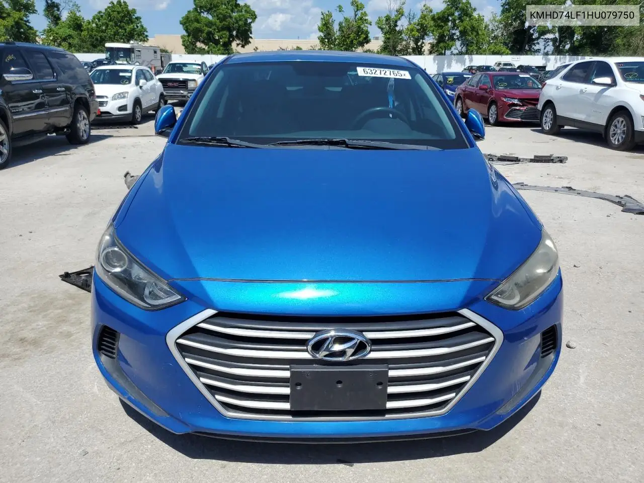 2017 Hyundai Elantra Se VIN: KMHD74LF1HU079750 Lot: 63272765