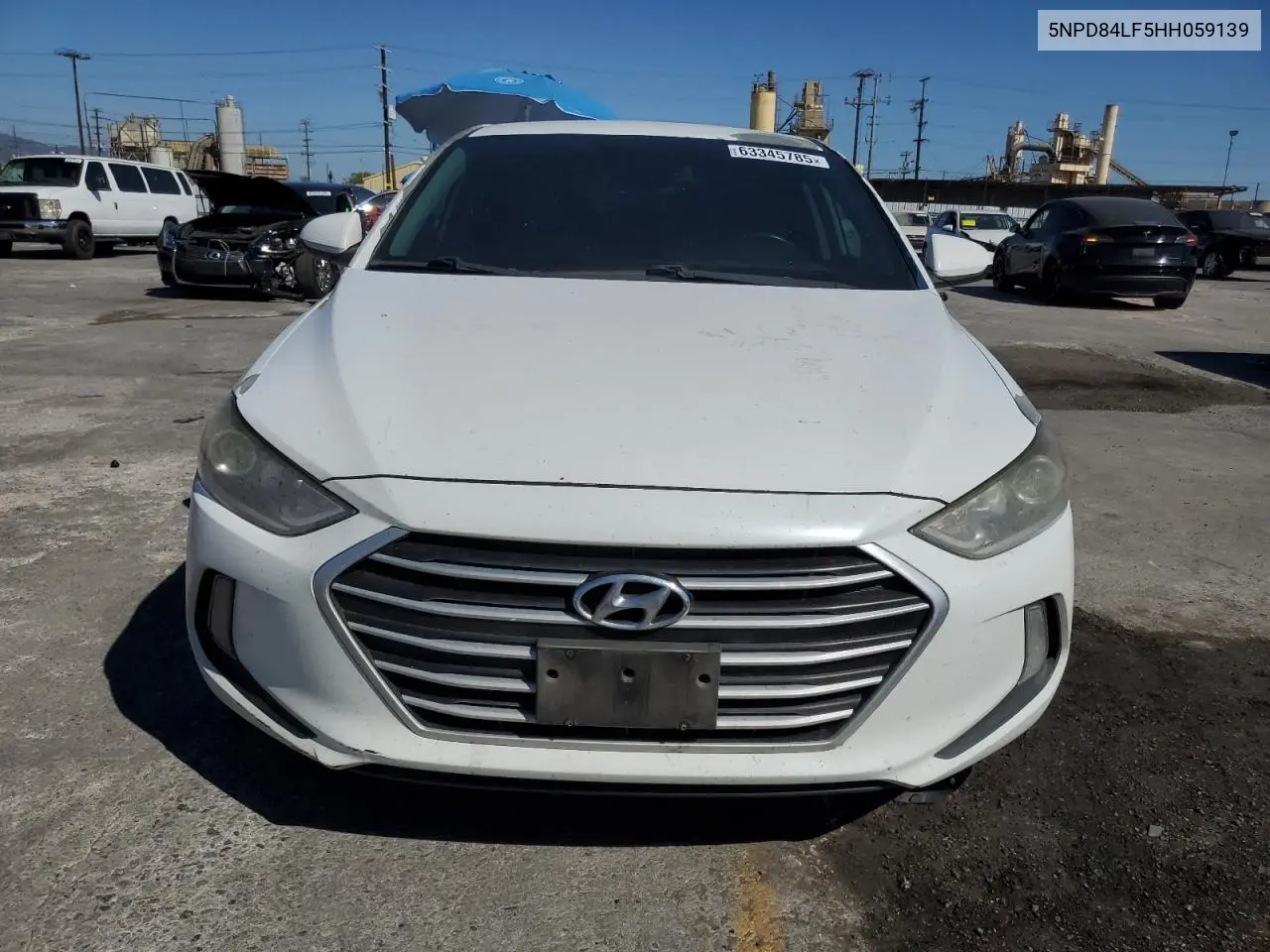 2017 Hyundai Elantra Se VIN: 5NPD84LF5HH059139 Lot: 63345785