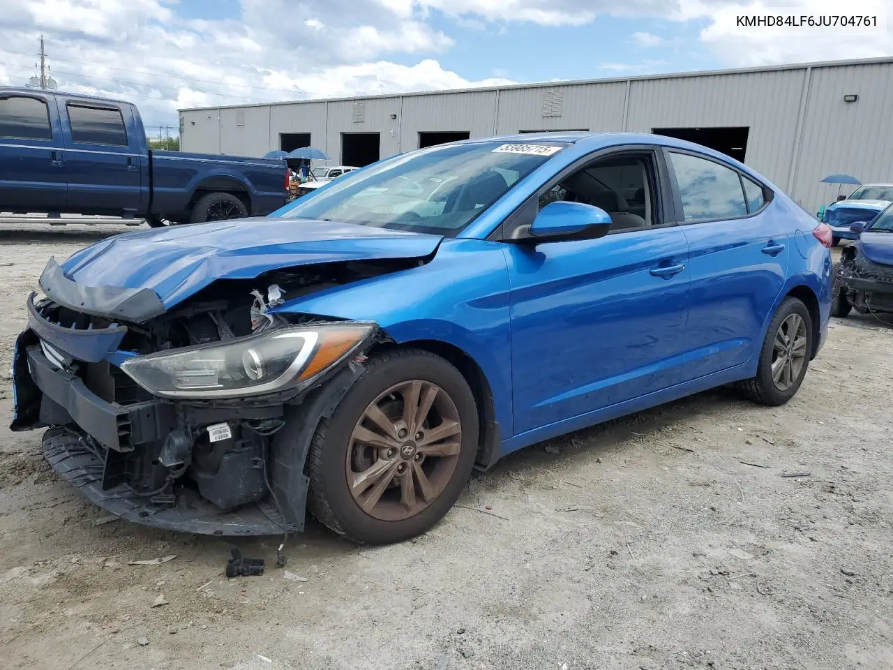kmhd84lf6ju704761 KMHD84LF6JU704761 2018 Hyundai Elantra Sel