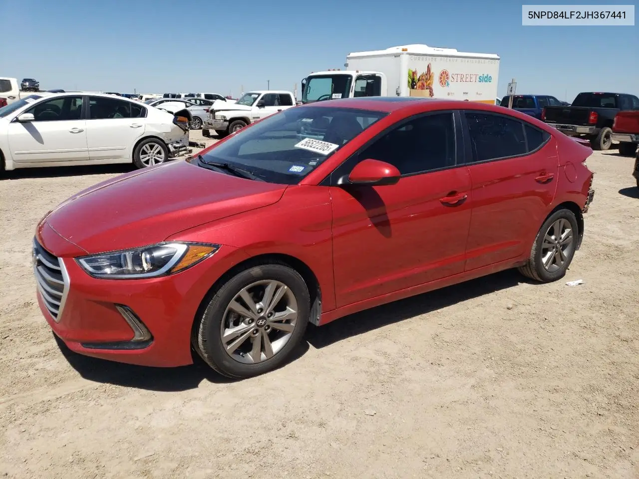 2018 Hyundai Elantra Sel VIN: 5NPD84LF2JH367441 Lot: 56522205