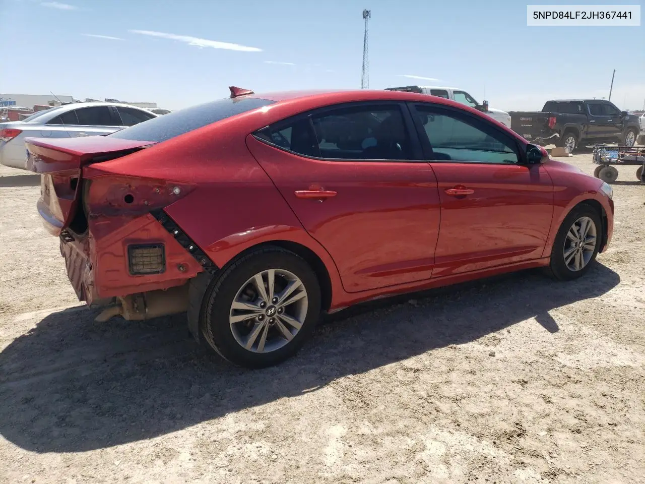 2018 Hyundai Elantra Sel VIN: 5NPD84LF2JH367441 Lot: 56522205
