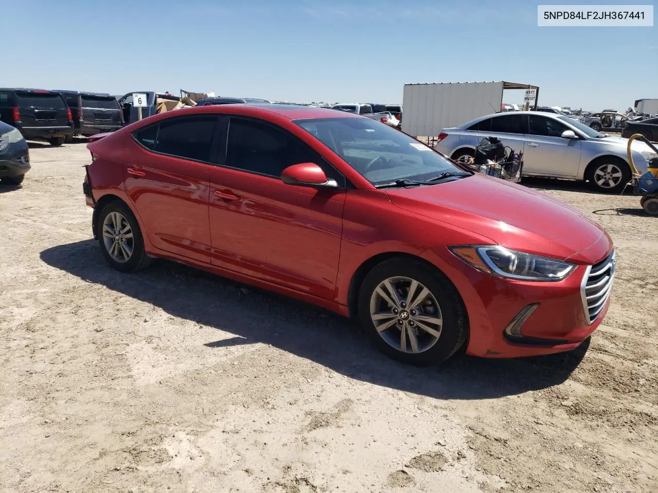 2018 Hyundai Elantra Sel VIN: 5NPD84LF2JH367441 Lot: 56522205