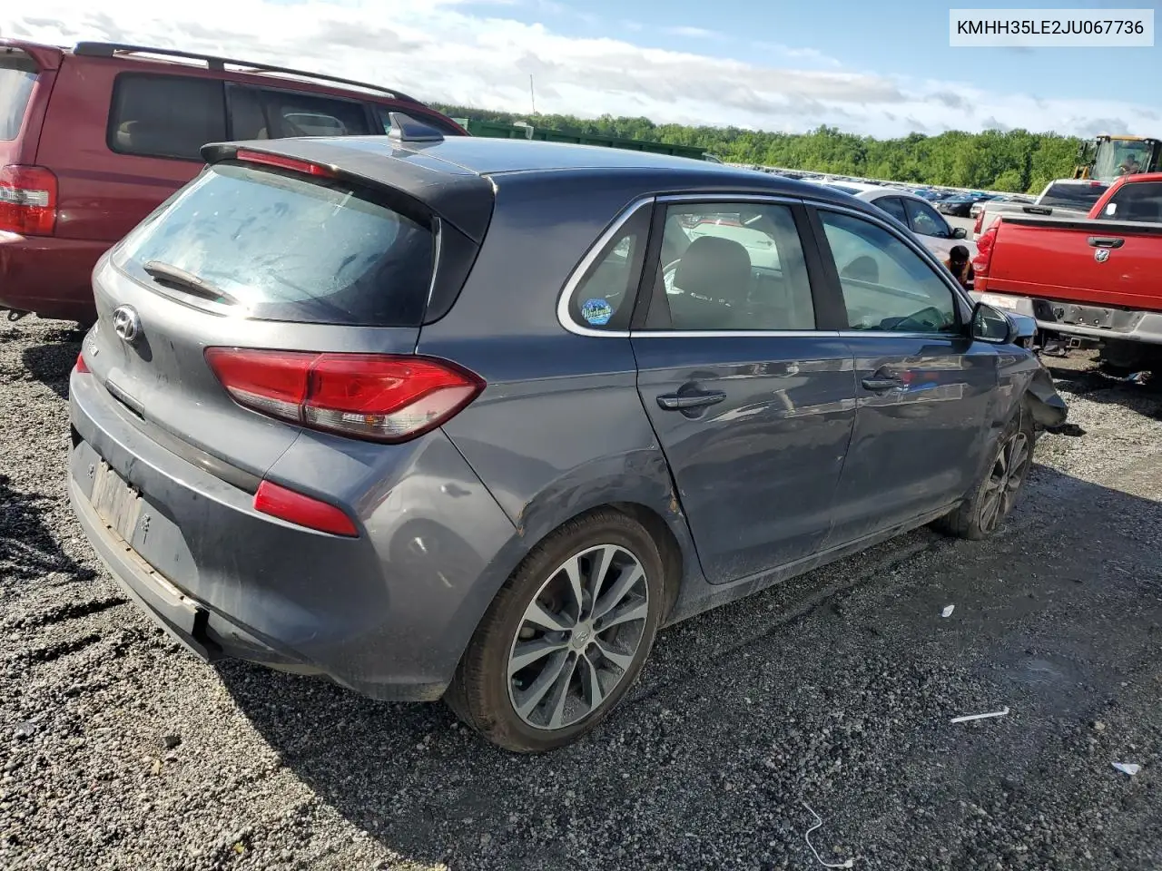 2018 Hyundai Elantra Gt VIN: KMHH35LE2JU067736 Lot: 56927655