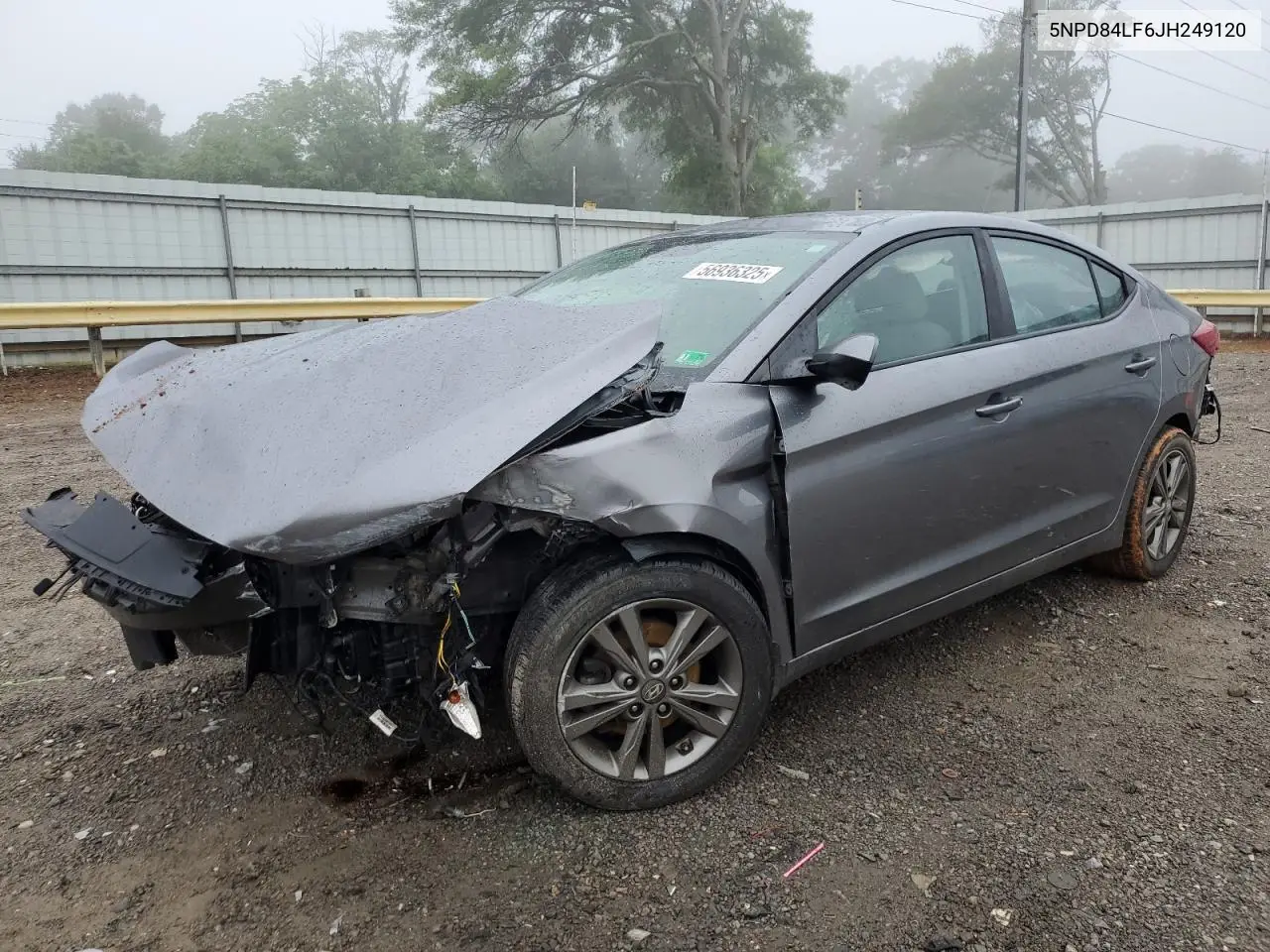 2018 Hyundai Elantra Sel VIN: 5NPD84LF6JH249120 Lot: 56936325