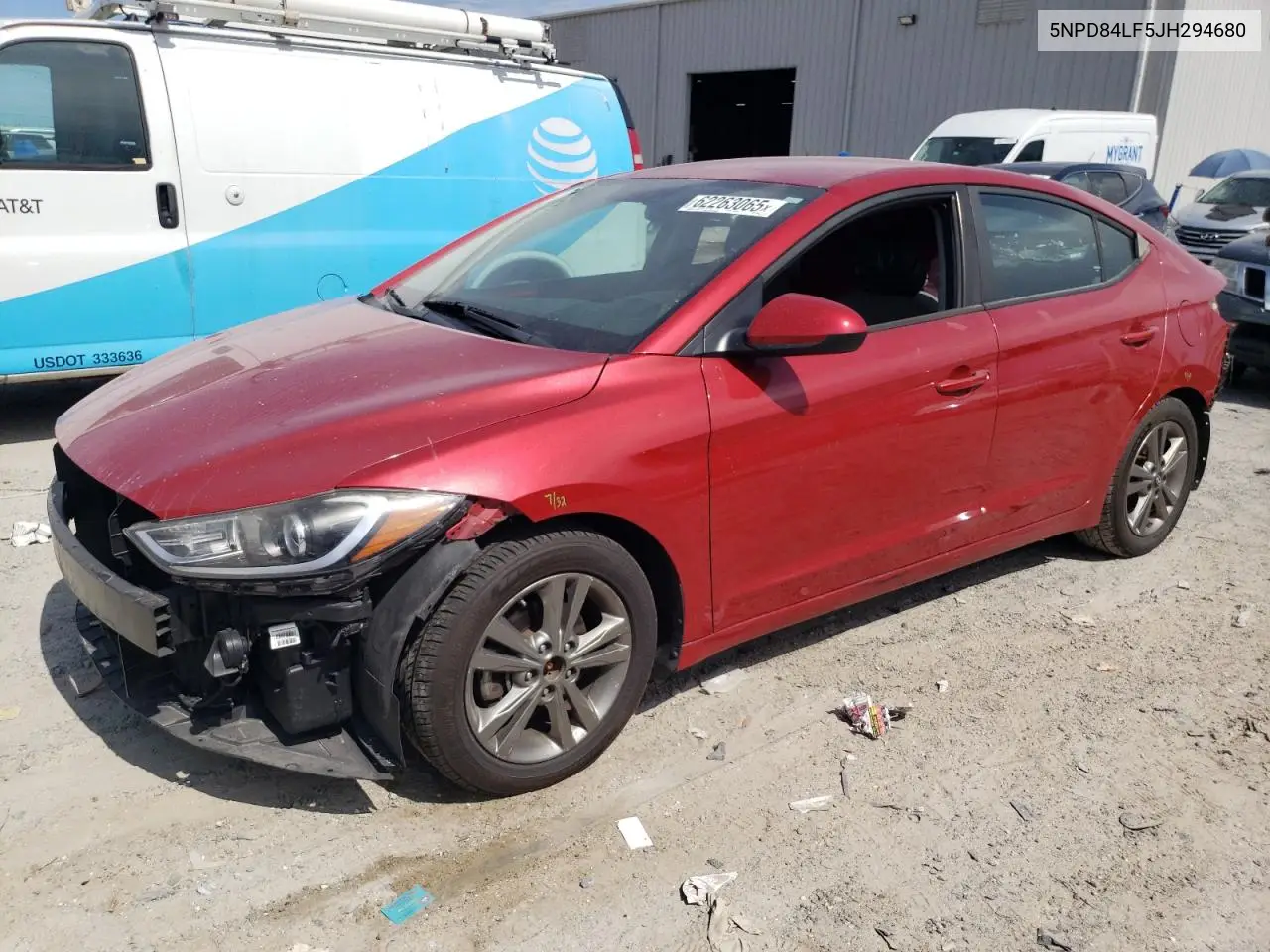 2018 Hyundai Elantra Sel VIN: 5NPD84LF5JH294680 Lot: 62263065