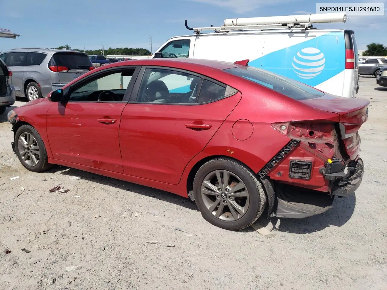 2018 Hyundai Elantra Sel VIN: 5NPD84LF5JH294680 Lot: 62263065