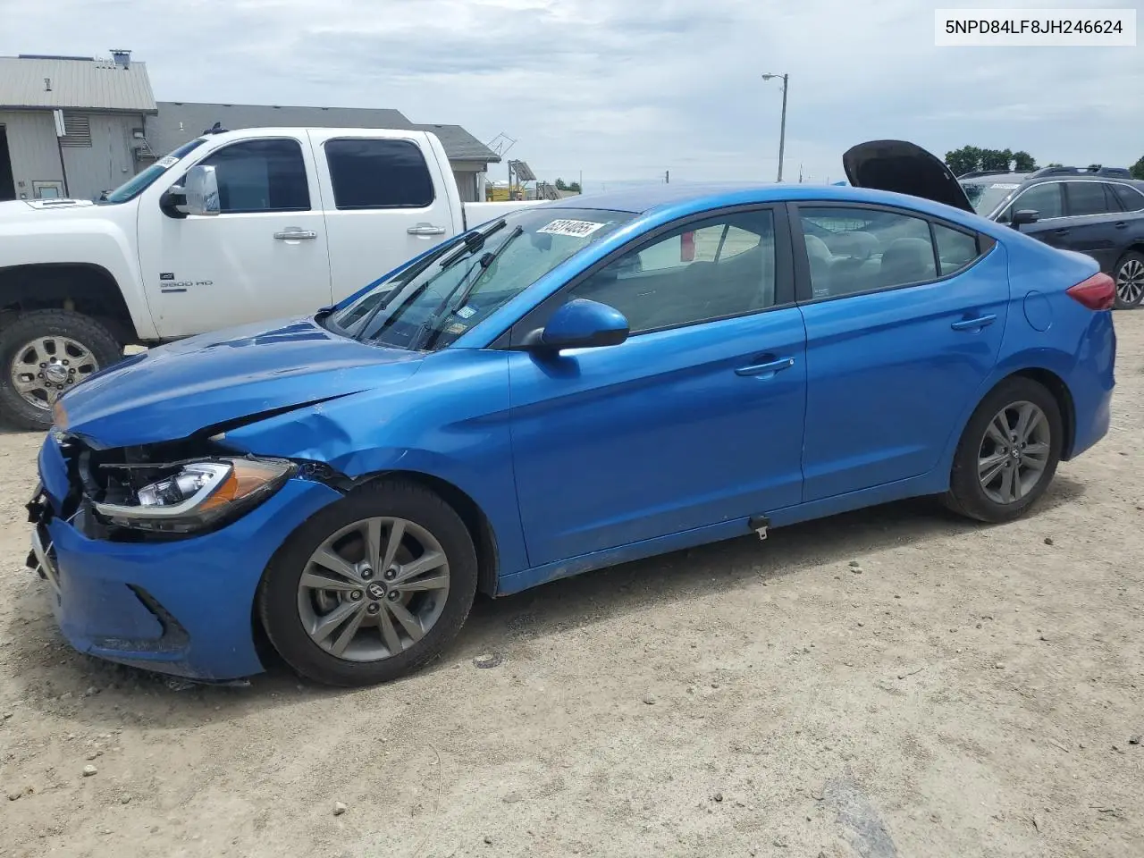 2018 Hyundai Elantra Sel VIN: 5NPD84LF8JH246624 Lot: 62314055