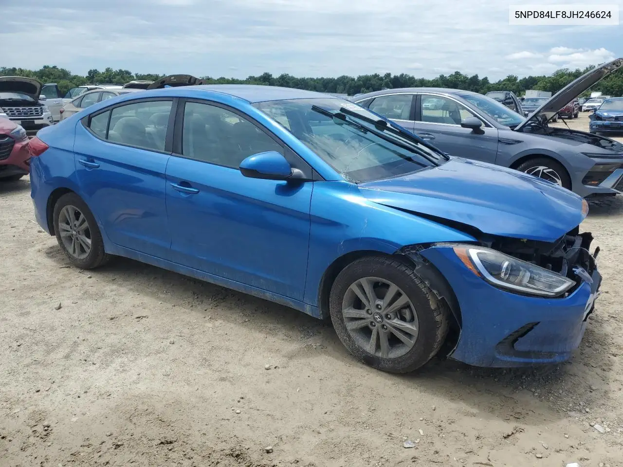 2018 Hyundai Elantra Sel VIN: 5NPD84LF8JH246624 Lot: 62314055