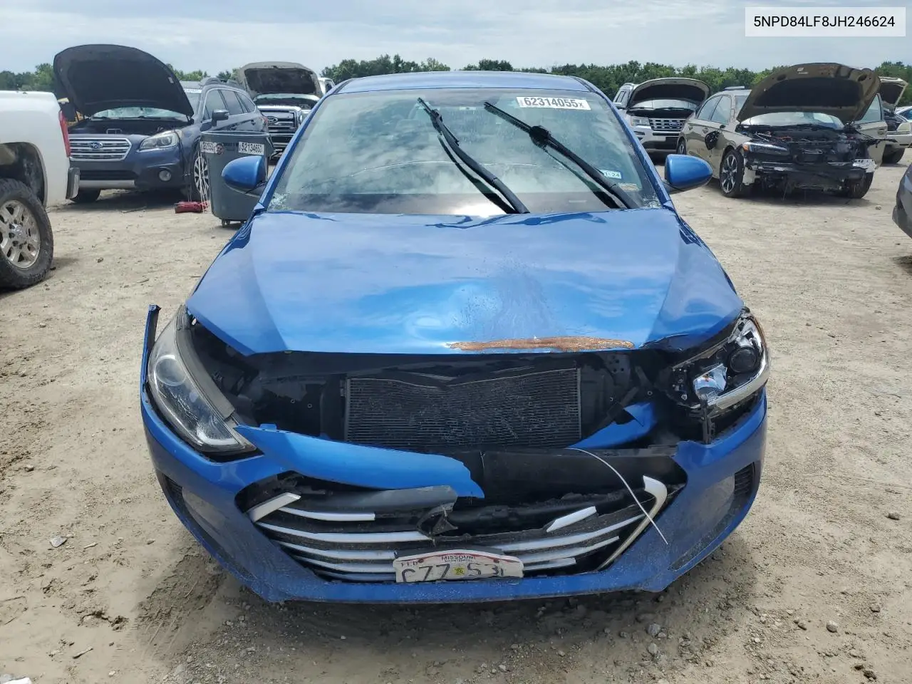 2018 Hyundai Elantra Sel VIN: 5NPD84LF8JH246624 Lot: 62314055
