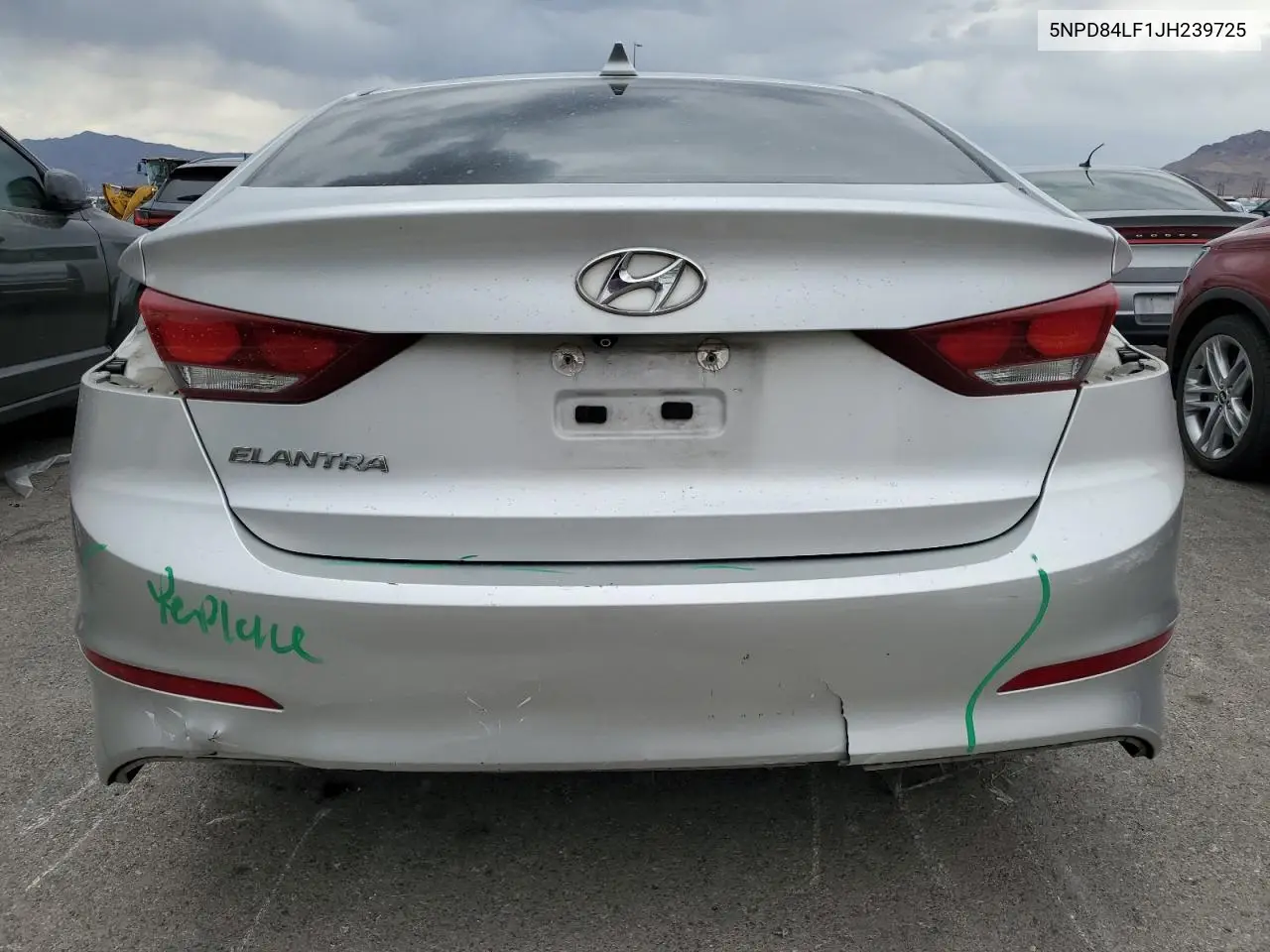 2018 Hyundai Elantra Sel VIN: 5NPD84LF1JH239725 Lot: 62949285