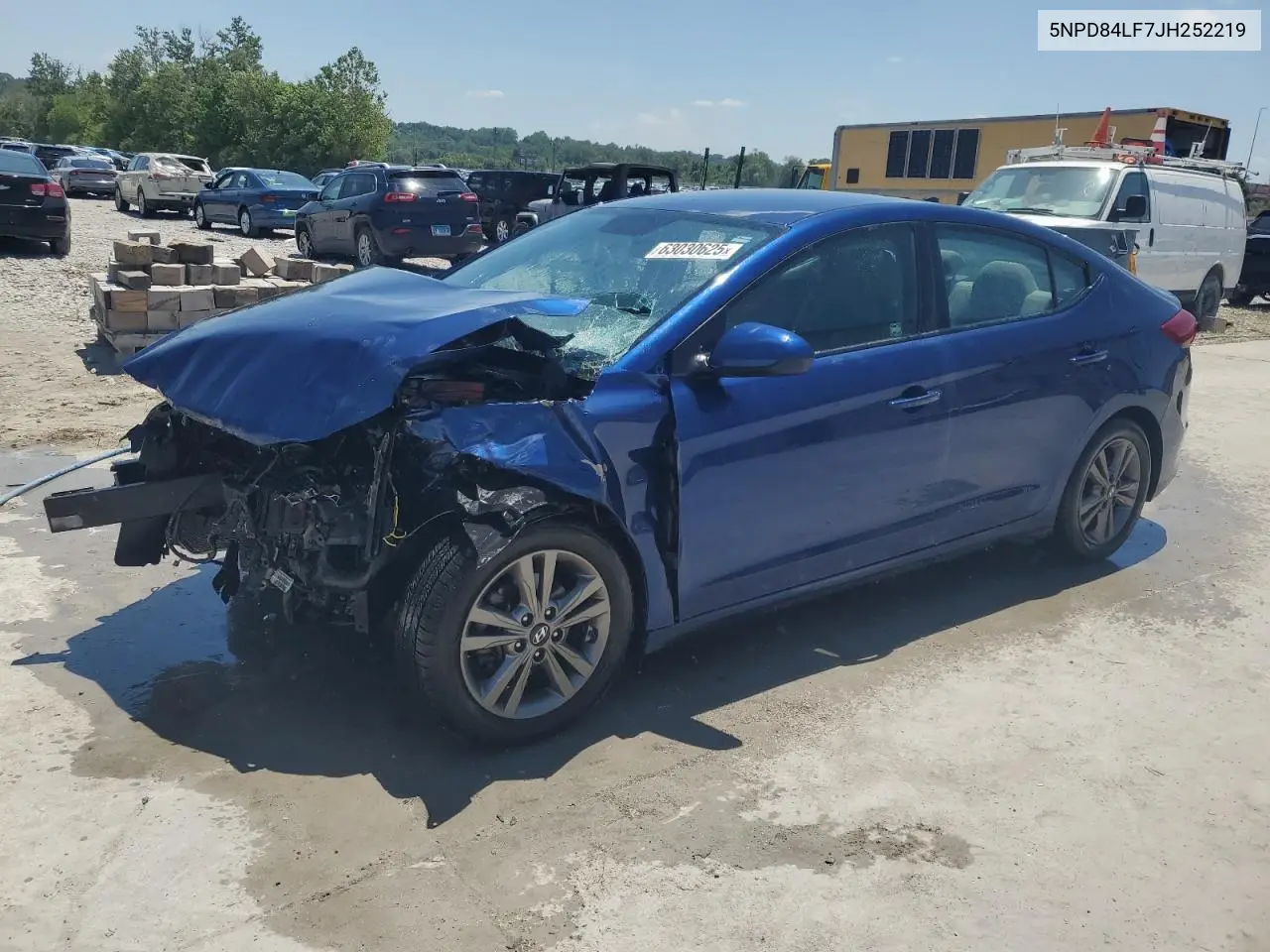 2018 Hyundai Elantra Sel VIN: 5NPD84LF7JH252219 Lot: 63030625