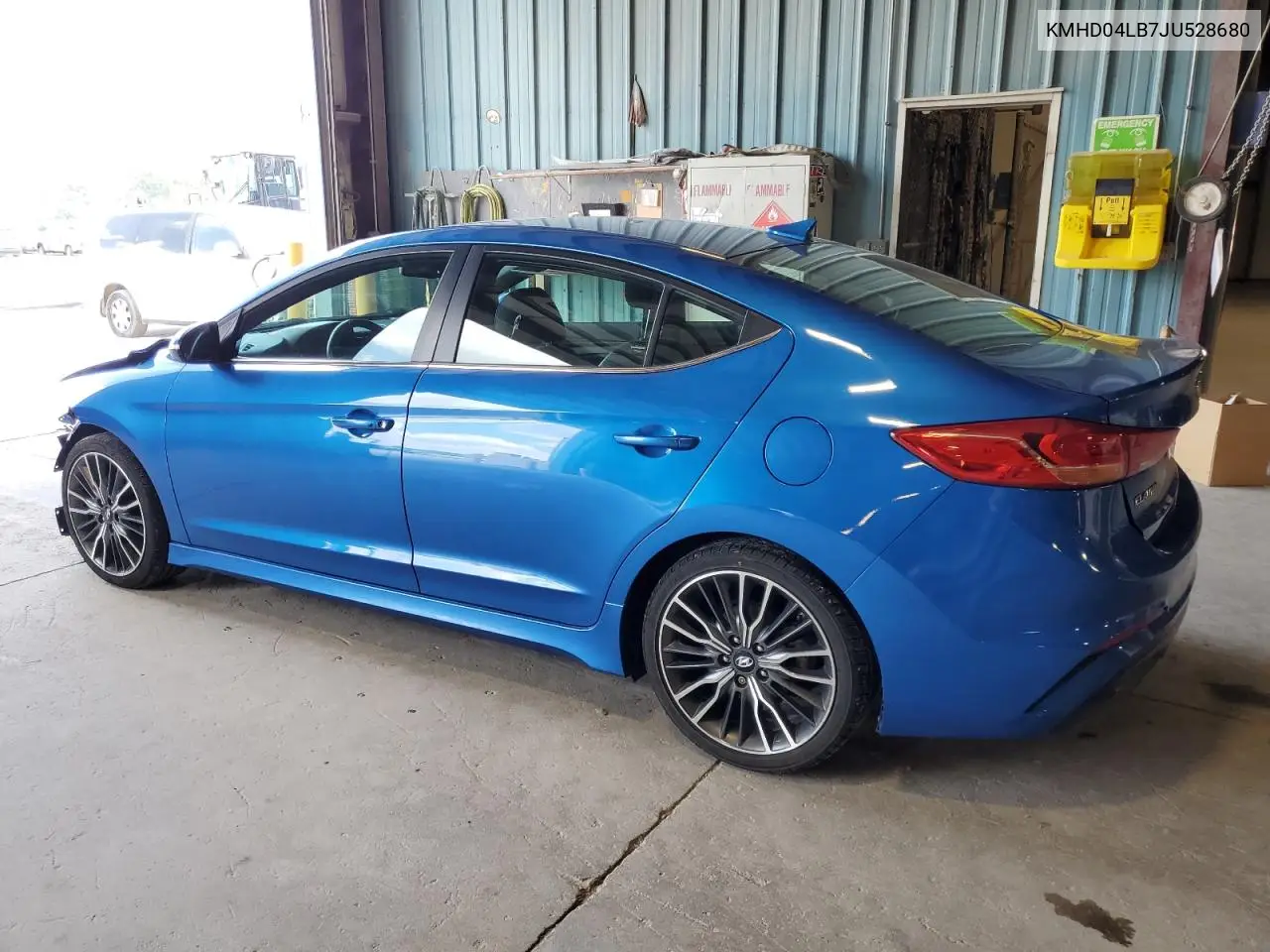 2018 Hyundai Elantra Sport VIN: KMHD04LB7JU528680 Lot: 63202655