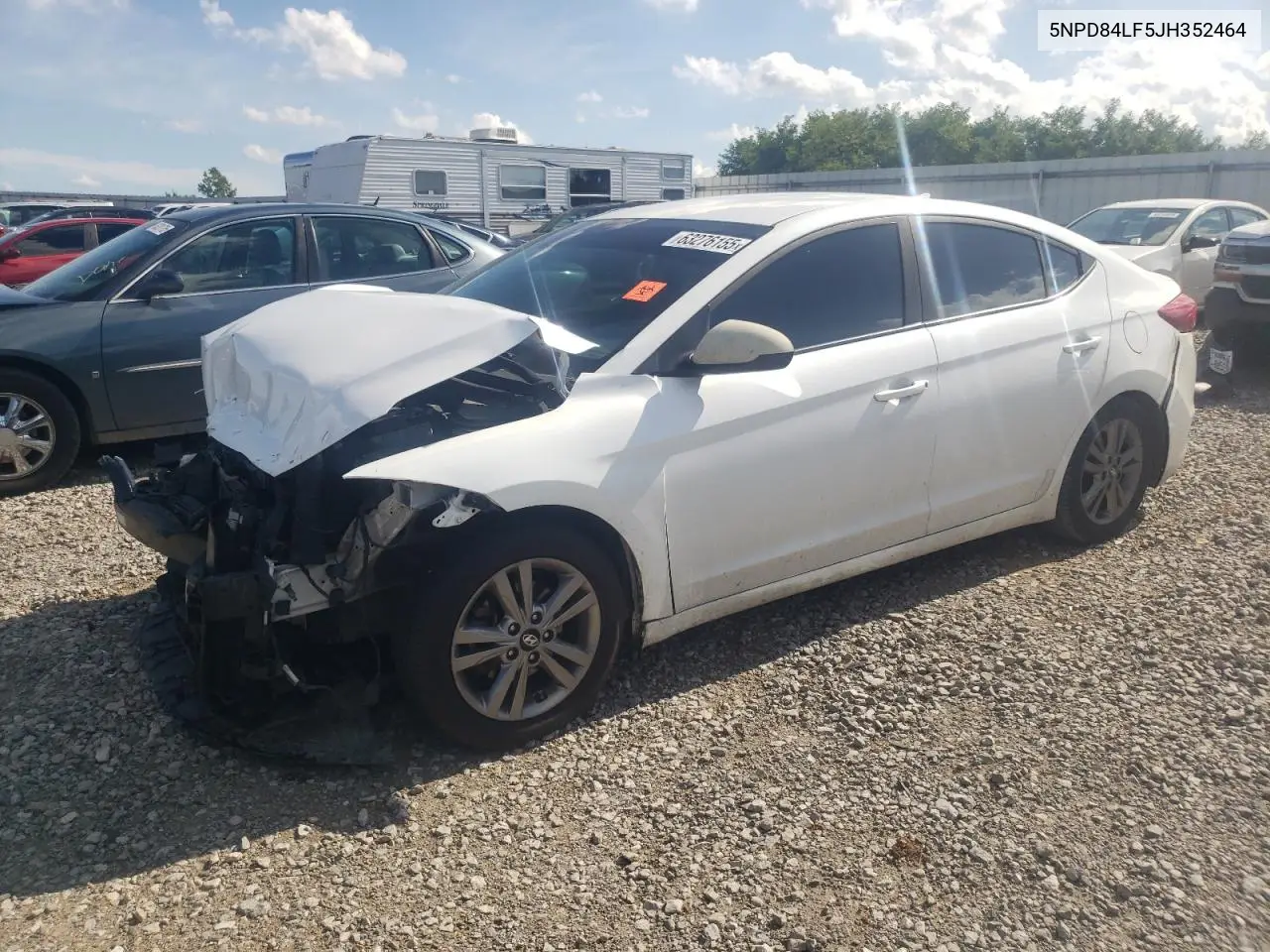 2018 Hyundai Elantra Sel VIN: 5NPD84LF5JH352464 Lot: 63276155