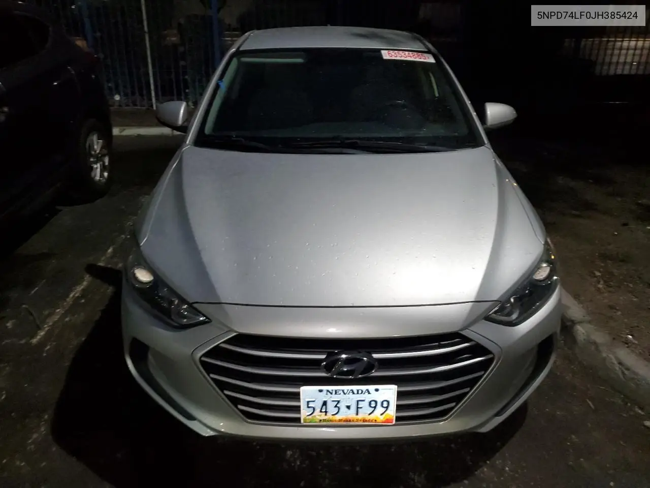 2018 Hyundai Elantra Se VIN: 5NPD74LF0JH385424 Lot: 63534885