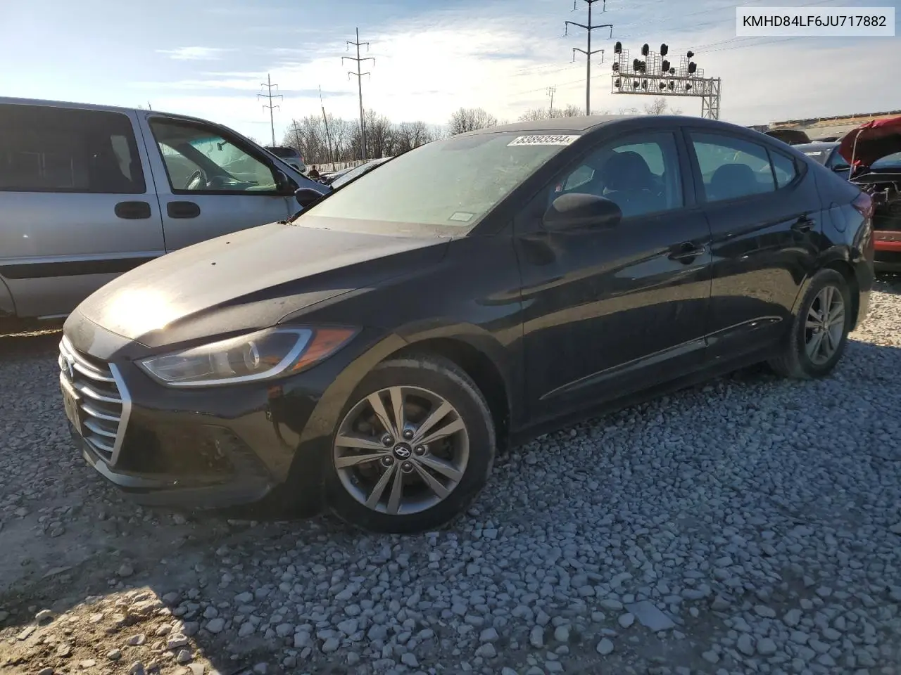 2018 Hyundai Elantra Sel VIN: KMHD84LF6JU717882 Lot: 83893594