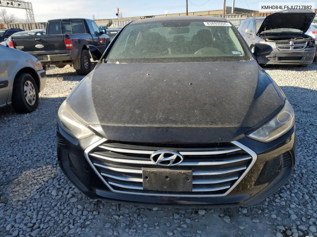 2018 Hyundai Elantra Sel VIN: KMHD84LF6JU717882 Lot: 83893594