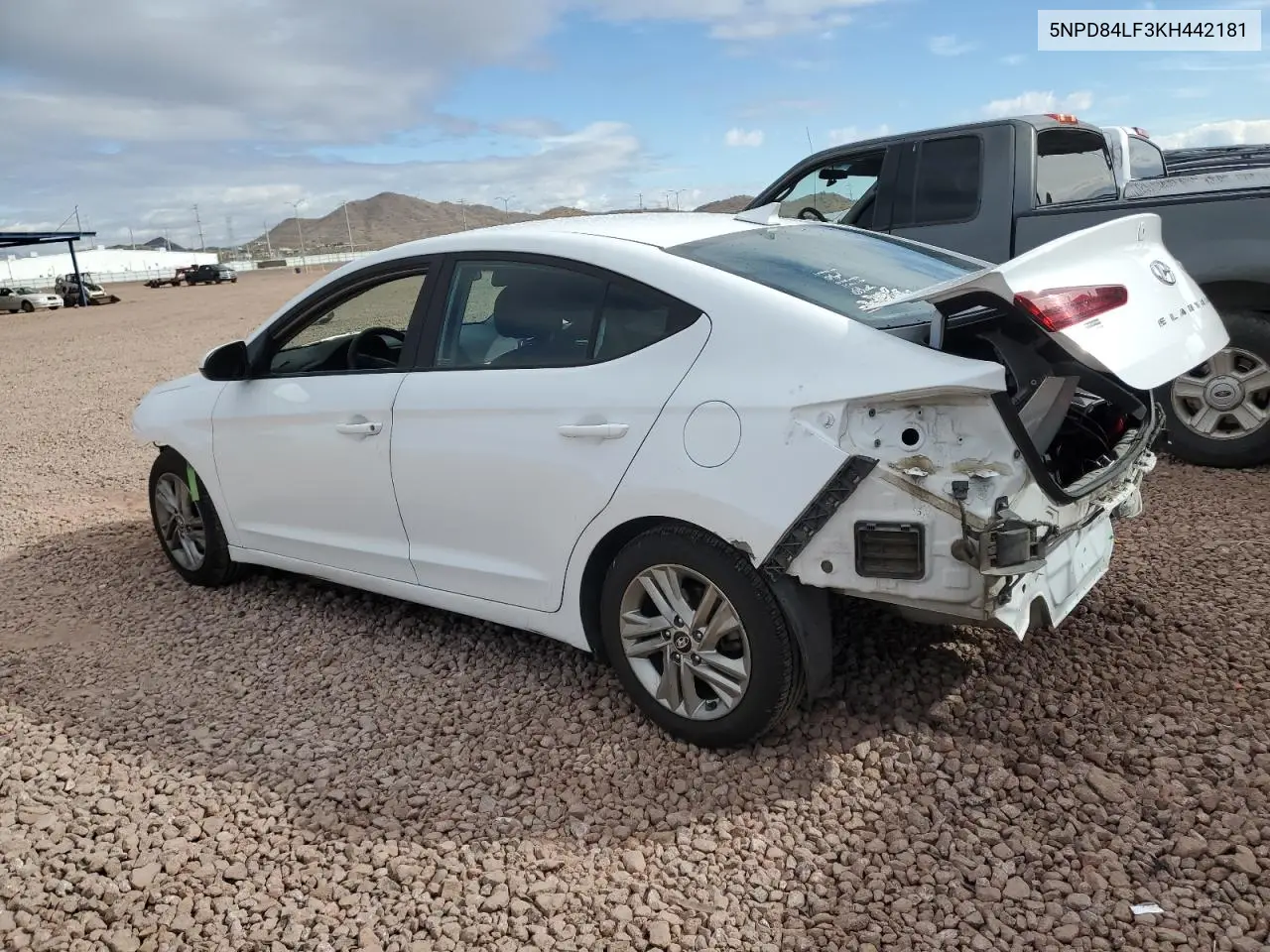 2019 Hyundai Elantra Sel VIN: 5NPD84LF3KH442181 Lot: 45359005