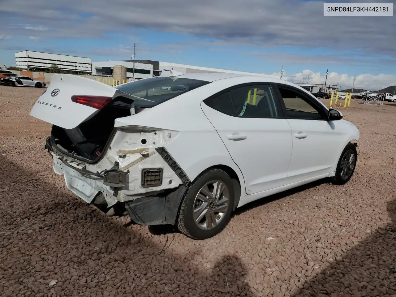 2019 Hyundai Elantra Sel VIN: 5NPD84LF3KH442181 Lot: 45359005
