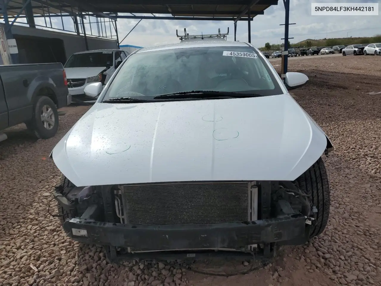 2019 Hyundai Elantra Sel VIN: 5NPD84LF3KH442181 Lot: 45359005