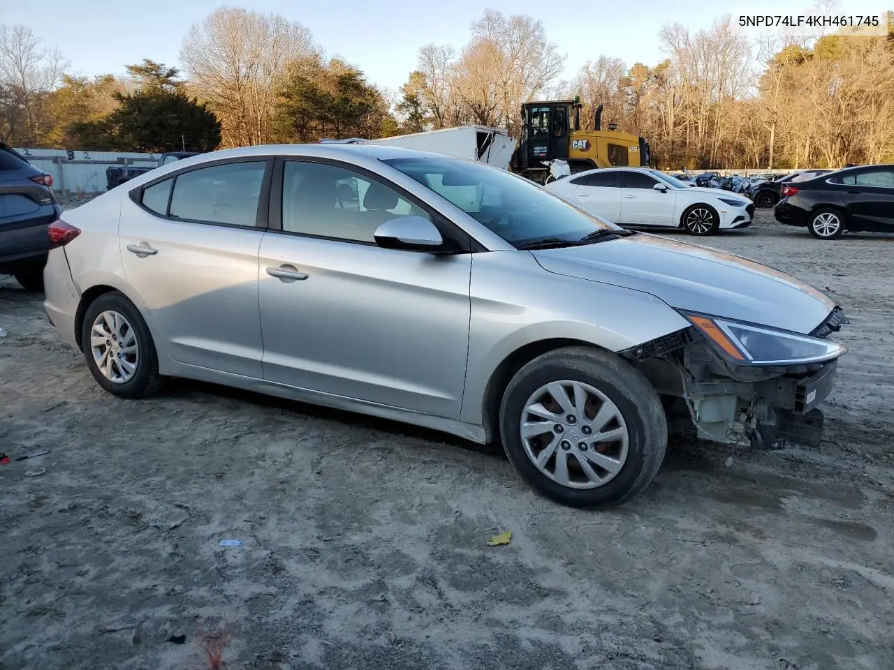 2019 Hyundai Elantra Se VIN: 5NPD74LF4KH461745 Lot: 45505345