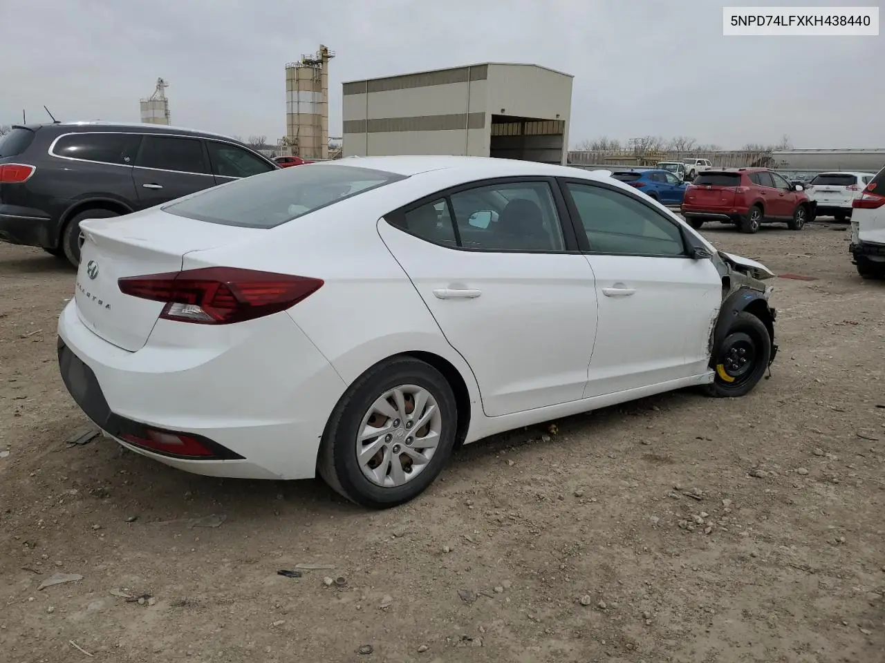 2019 Hyundai Elantra Se VIN: 5NPD74LFXKH438440 Lot: 50044035