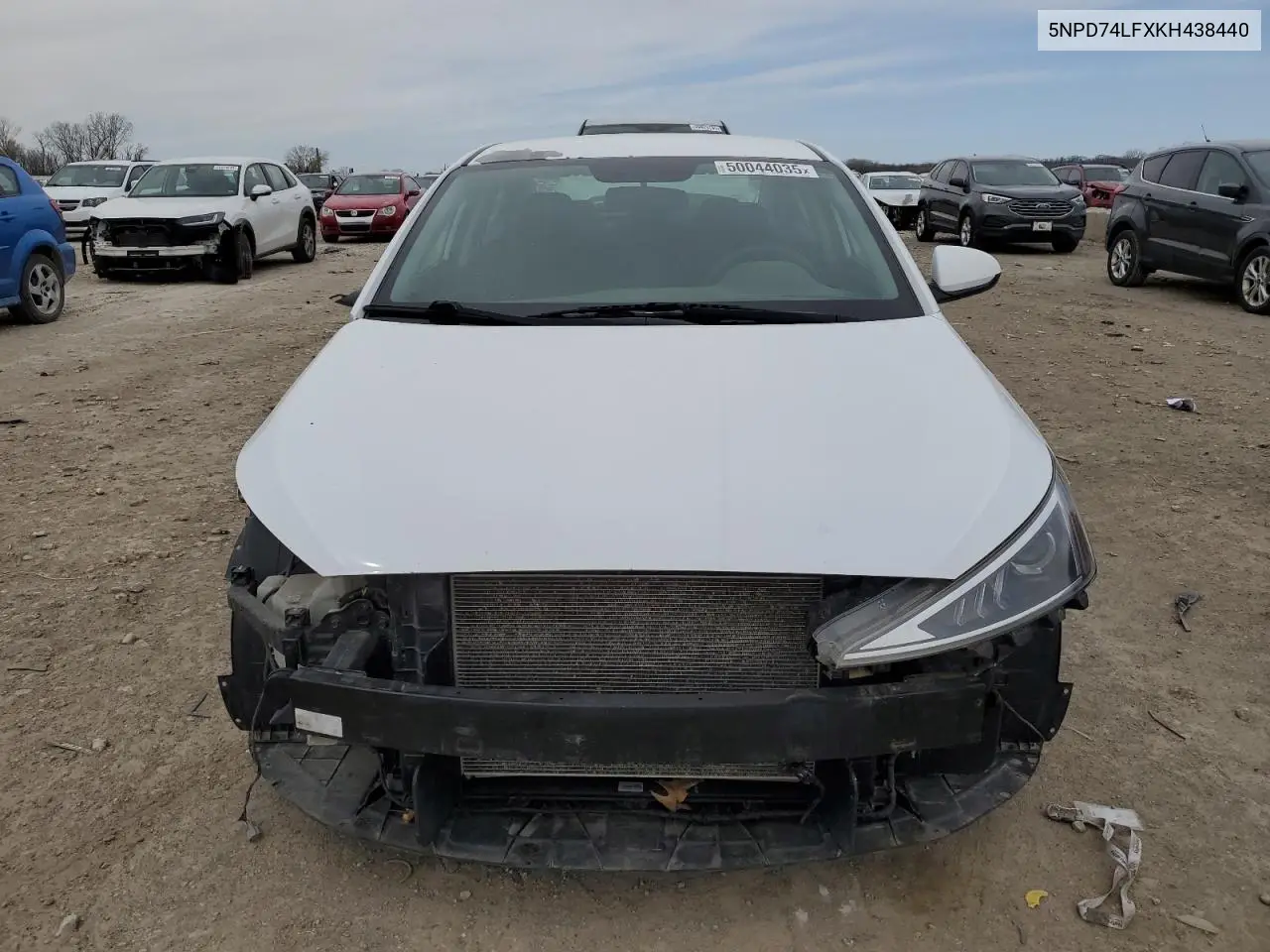 2019 Hyundai Elantra Se VIN: 5NPD74LFXKH438440 Lot: 50044035