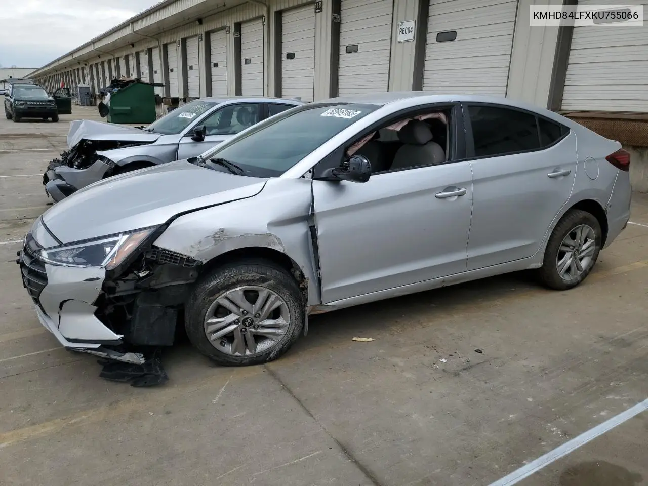 2019 Hyundai Elantra Sel VIN: KMHD84LFXKU755066 Lot: 50949165