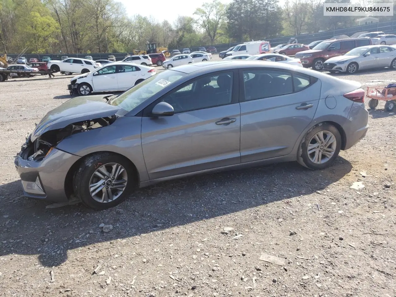 2019 Hyundai Elantra Sel VIN: KMHD84LF9KU844675 Lot: 52333115