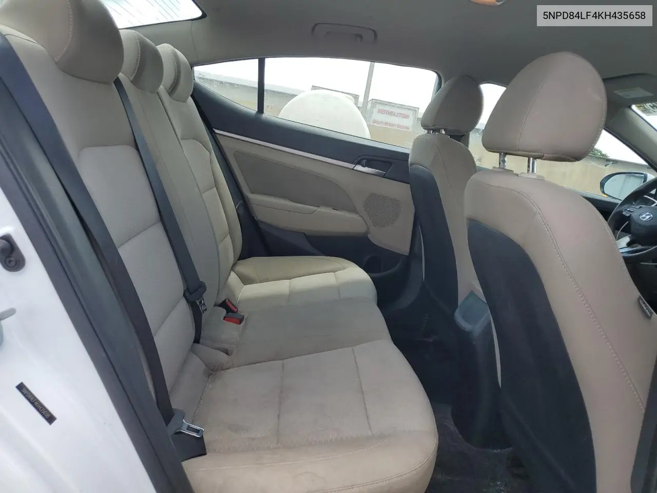 2019 Hyundai Elantra Sel VIN: 5NPD84LF4KH435658 Lot: 52697225