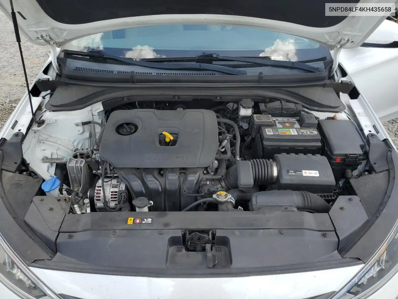 2019 Hyundai Elantra Sel VIN: 5NPD84LF4KH435658 Lot: 52697225