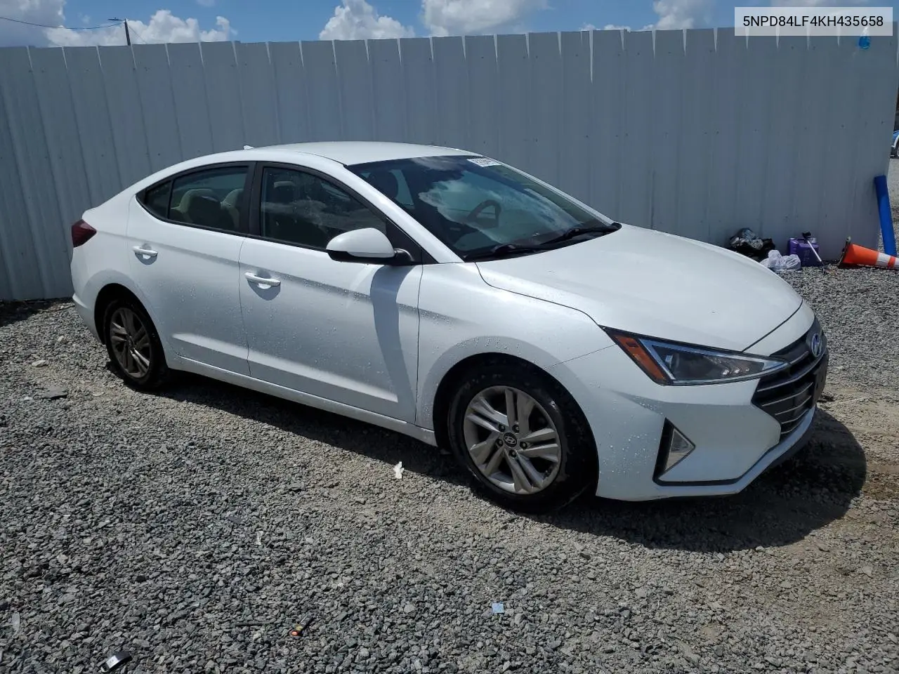 2019 Hyundai Elantra Sel VIN: 5NPD84LF4KH435658 Lot: 52697225