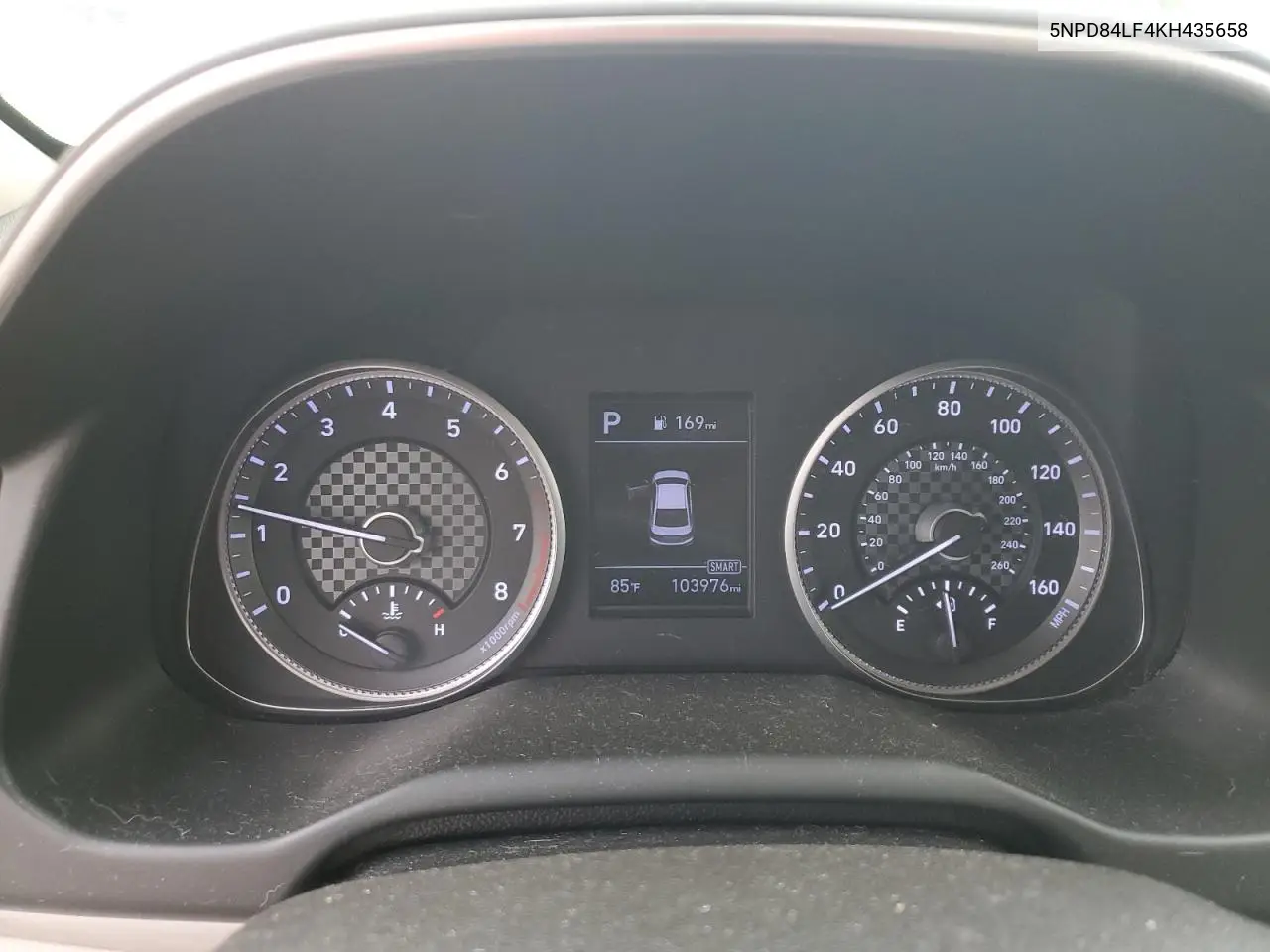 2019 Hyundai Elantra Sel VIN: 5NPD84LF4KH435658 Lot: 52697225