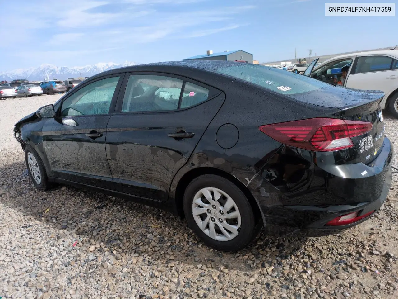 2019 Hyundai Elantra Se VIN: 5NPD74LF7KH417559 Lot: 52741685