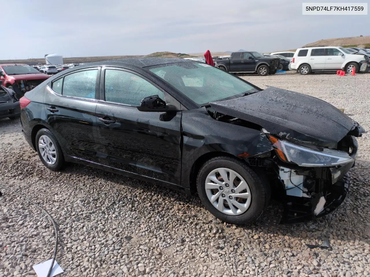 2019 Hyundai Elantra Se VIN: 5NPD74LF7KH417559 Lot: 52741685